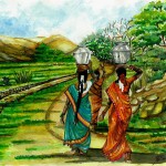 women-carrying-water–rural-india-aparna-raghunathan